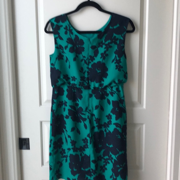Ann Taylor Floral Print Sleeveless Dress - 4P - Picture 2 of 5